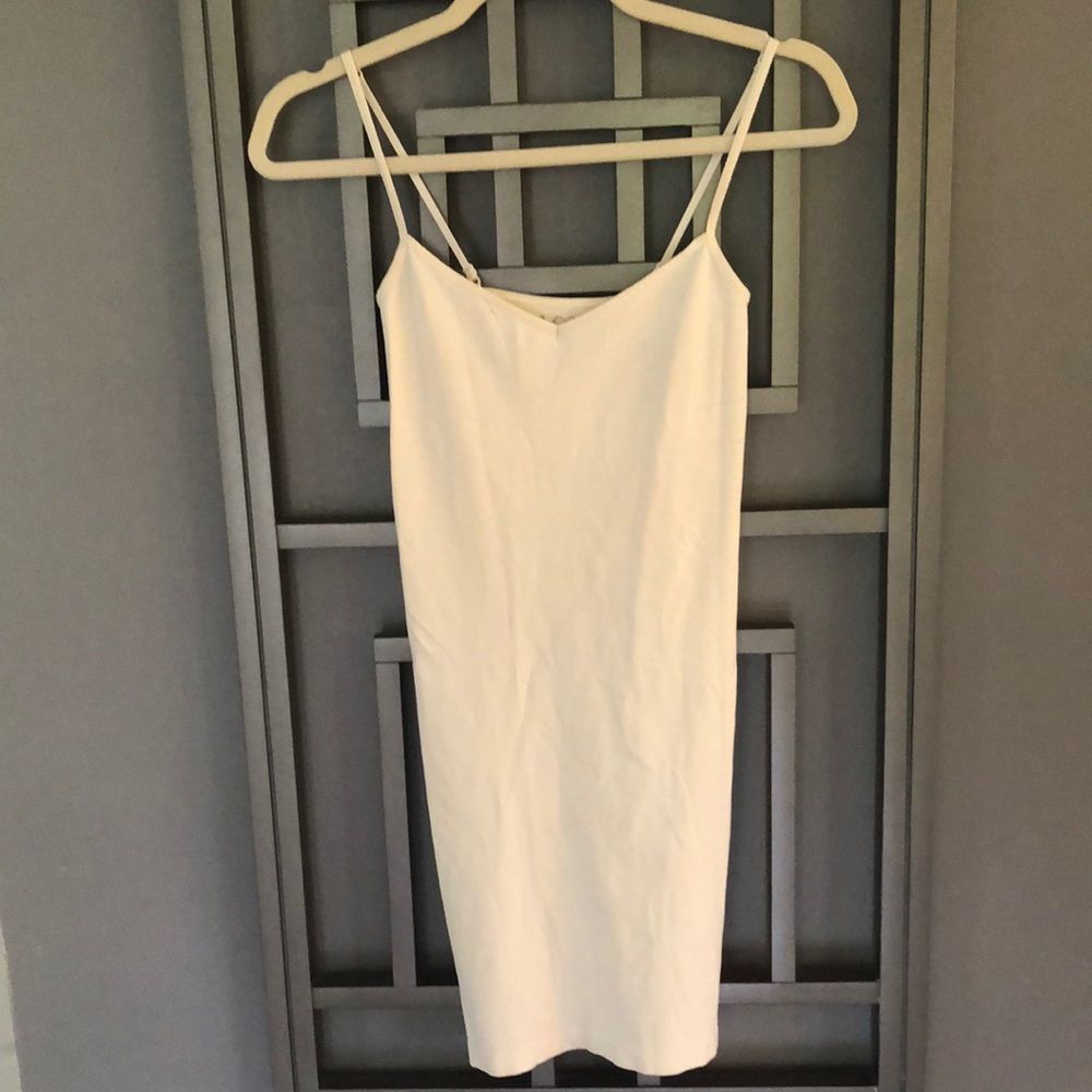 Free People Cream Slip Dress